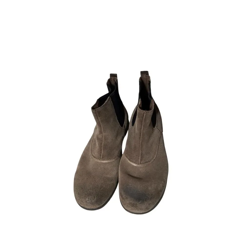 Sorel Men’s 10 Greely Waterproof Brown Suede Chelsea Boots Gorpcore Great Tread